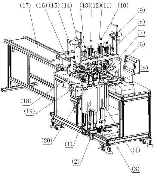 Structure of Automatic Ear Loop Welding Machine