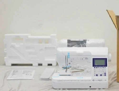 Open-box inspection after purchase of a sewing machine