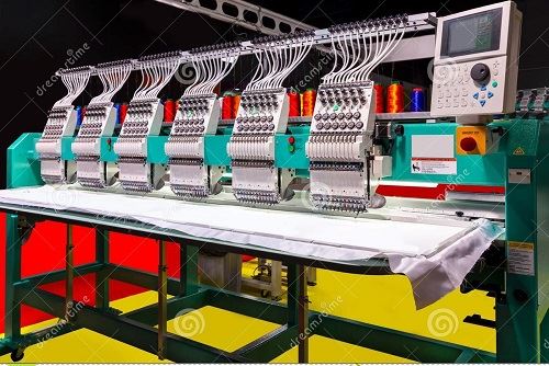 Industrial embroidery machine